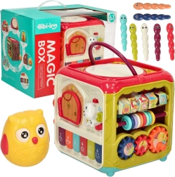 Interaktivt læringsterning 6-i-1 med klaver og fang en bille BIBI-INN