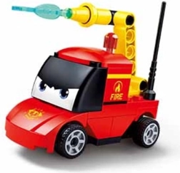 Sluban Optrækkelig bil med øjne Brandvæsen