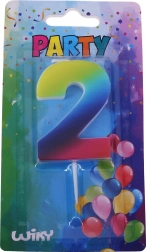 Festlys nummer 2 i regnbuefarver