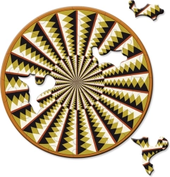 Rundt puslespil CURIOSI Picoli Karrusel 33 brikker