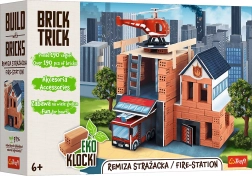 Byggesæt BRICK TRICK brandstation XL