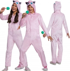 Kigurumi kostume POKEMON Jigglypuff til børn 109–126 cm (4–6 år)