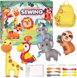 Kreativt sæt Jungle-dyr til syning