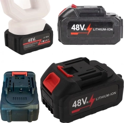 Universelt 48V Li-ion batteri 6000 mAh til akkuværktøj og havemaskiner