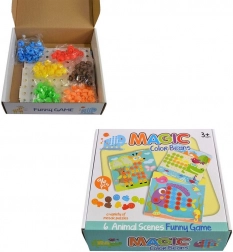 Mosaik med farverige skabeloner, 96 dele