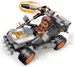 Qman MineCity Politi Flugt-Gokart