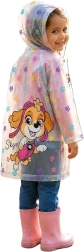 Gennemsigtig regnjakke til børn med Paw Patrol Skye – Størrelse: 110-116