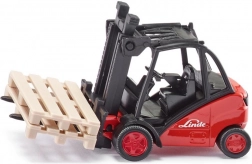 Gaffeltruck LINDE 1:50 – metalmodel SIKU med paller