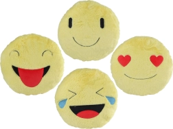 Plys-pude med smiley