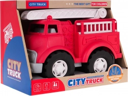 Øko brandbil af bioplast med drejeligt stige