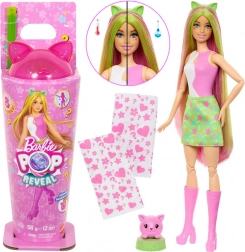 Barbie Pop Reveal Shakes dukke med killing og tilbehør