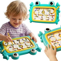 Woopie Montessori magnetisk labyrint – turkis krab