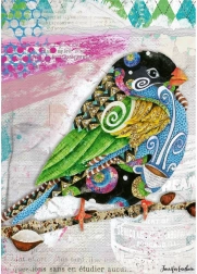 Ravensburger puslespil Abstrakt fugl 1000 brikker