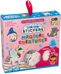 Farveskiftende badeværelsesklistermærker Mystiske væsner med opbevaringsnet