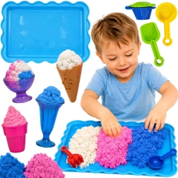 WOOPIE Kinetisk sand-isbutik med desserter, 24 dele