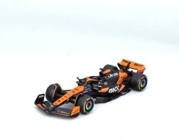 Metal model F1 1:43 McLaren MCL38 – Ayrton Senna‑udgave fra Bburago