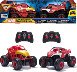 Monster Jam RC sæt 2 biler Marvel Super Hero Challenge 1:24