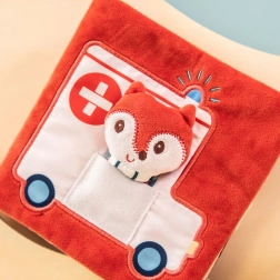 Lilliputiens - tekstilbog med ræven lægen Alice