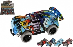 Stuntautobil med træk-op-mekanisme