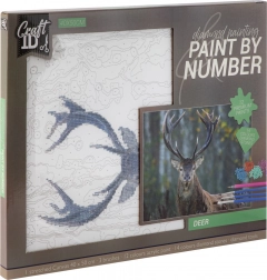 Diamantmaling hjort - 40 x 50 cm