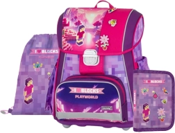 Skolesæt 3 stk Premium Playworld Girl fra Oxybag