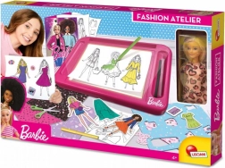 Modeatelier med Barbie-dukke