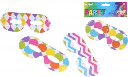 Party maske til ansigt 16x7 cm - 6 styk