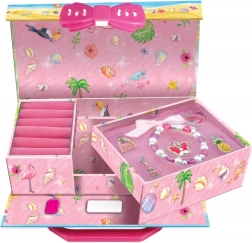 Smykkeskrin kuffert Flamingo