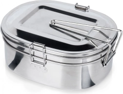 Stålturist messet/lunchboks 2-delt 350/900 ml REDCLIFFS