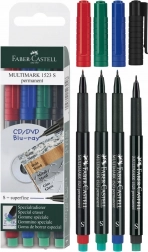 Sæt med permanente markere fra Faber-Castell