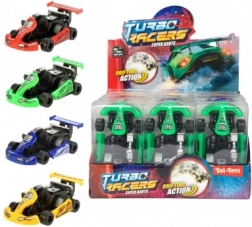 Plast gokart 9 cm - forskellige farver