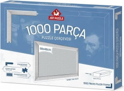 Ramme til puslespil 68x48 cm hvid