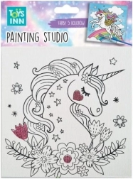 Kreativt malersæt Canvas Lille fugl TOYSINN 15 × 15 cm