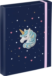 Mapper til A5-skolehæfter BAAGL Unicorn Gold
