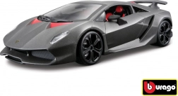 Modelbil Bburago Lamborghini Sesto Elemento 1:24 grå
