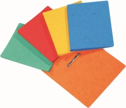 Præspapir-mappe A4 med to-ringet mekanisme, mix farver