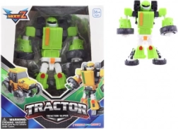 Robot 2-i-1 traktor – plastisk transformerende robot