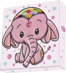 Diamantmaling – elefantprinsesse