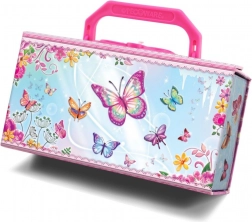 Smykkeskrin Pecoware – sommerfugle med lås og vedhæng