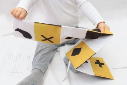 Kontrast tekstil leporello MyMoo