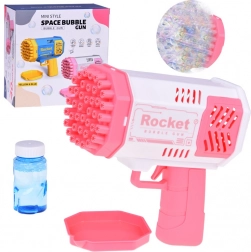 Børne boblepistol med lys og væske