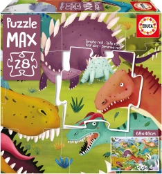 EDUCA Puzzle Dinosaurer 28 dele