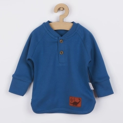 baby bomulds-t-shirt Nicol Ivo blå 74 (6–9 måneder)