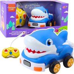 Sjov fjernstyret bil Rekin i blå farve