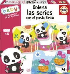 EDUCA Baby Puslespil Panda Bimba og venner