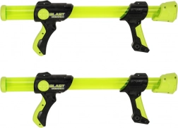 Sæt med skumpistol BLAST POPPER, 2 pistoler + 2 masker + 48 kugler
