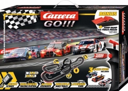 Bilbane Carrera GO DTM Super Racer 1:43 med tre biler og looping