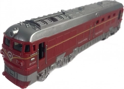 elektrisk legetøjslokomotiv med lys og lyd