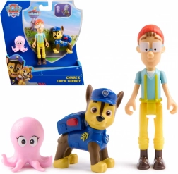 PAW Patrol-repræsentanter Figurerne Chase og Kaptajn Turbot