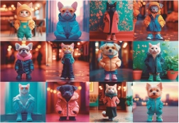 Puslespil Mode-dyr 200 brikker